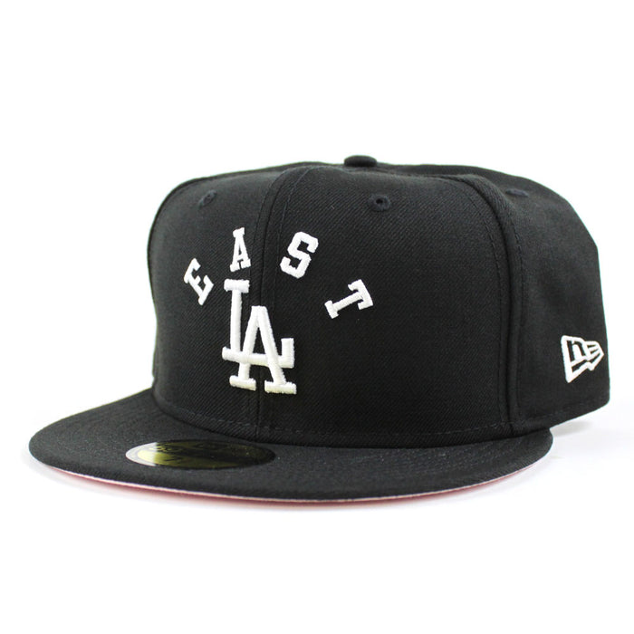 East Los Angeles Dodgers New Era 59Fifty Fitted Hat (Black Pink Under Brim)