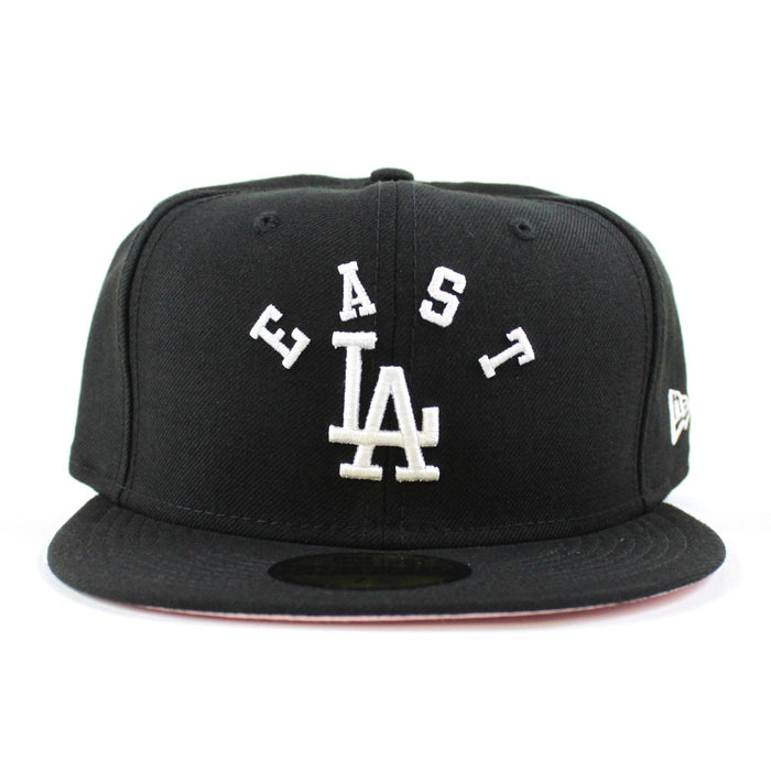 East Los Angeles Dodgers New Era 59Fifty Fitted Hat (Black Pink Under Brim)