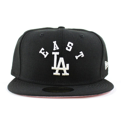 East Los Angeles Dodgers New Era 59Fifty Fitted Hat (Black Pink Under Brim)