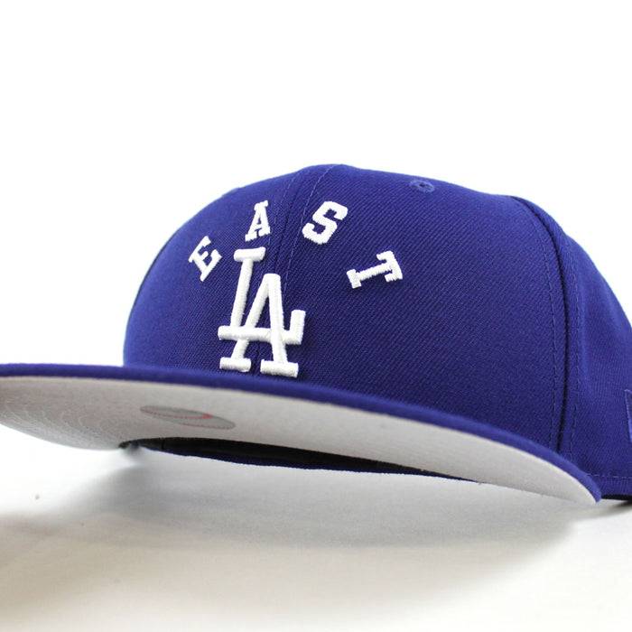 East Los Angeles Dodgers New Era 59Fifty Fitted Hat (Grey Under Brim)