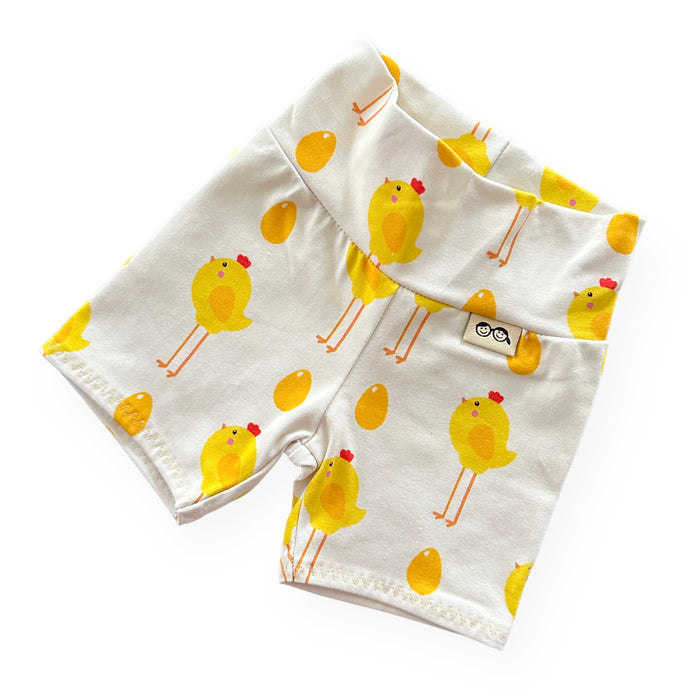 Easter Chicks Biker Shorts