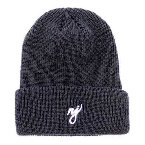 ECapCity x Halftime NJ Script Beanie (Black White)