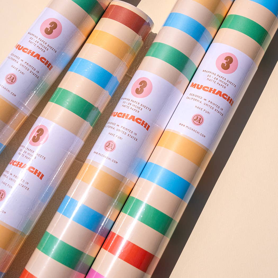 Chachi Wrapping Paper - Roll of 3 Sheets