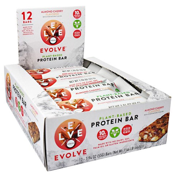 Evolve Plant-Based Protein Bars 12pk.