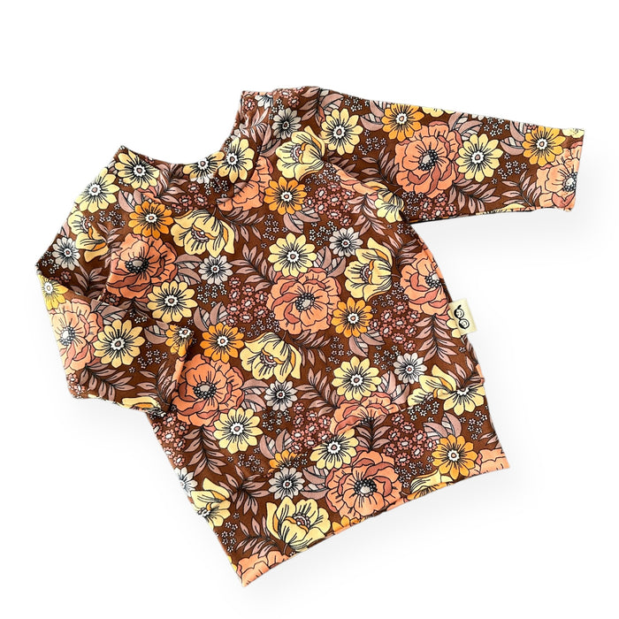 Fall Floral Lounge Top