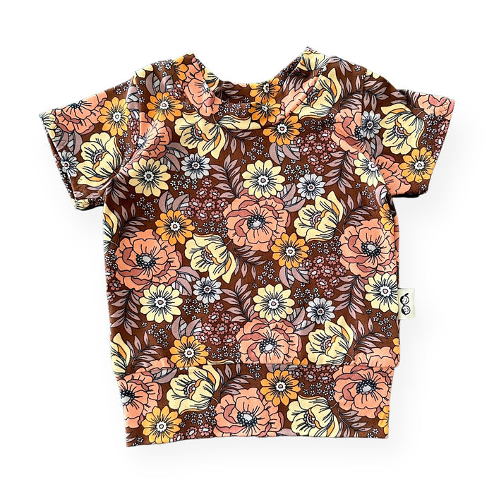Fall Floral Summer Lounge Top
