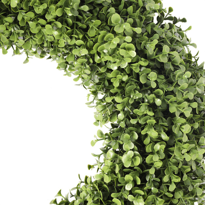 Faux Boxwood 19” Round Wreath
