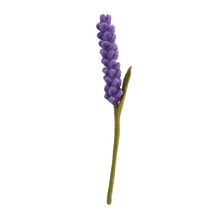 Felt Lavender Flower- Assorted Colors- Sold Individually