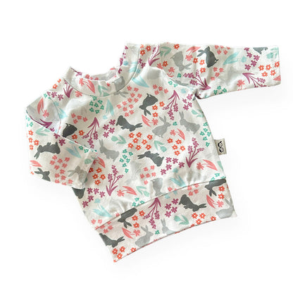 Floral Bunny Lounge Top