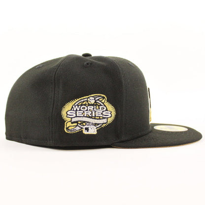 Florida Marlins 2003 World Series New Era 59Fifty Fitted Hat (GITD Black Khaki Under brim)