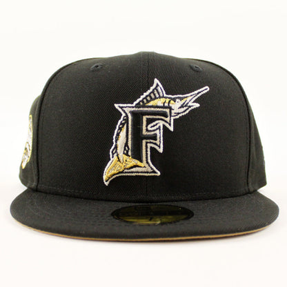 Florida Marlins 2003 World Series New Era 59Fifty Fitted Hat (GITD Black Khaki Under brim)