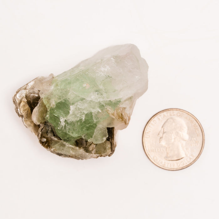 Fluorite, Green w/ Mica