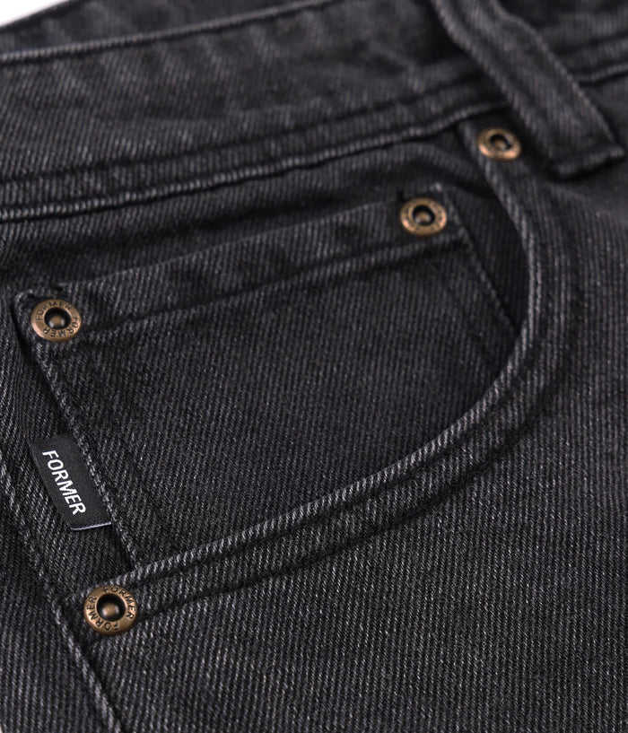 Former - Crux Denim Pant (Washed Black)
