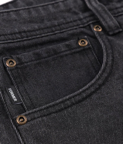 Former - Crux Denim Pant (Washed Black)