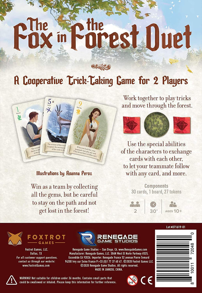 Fox in the Forest-Duet Board Game