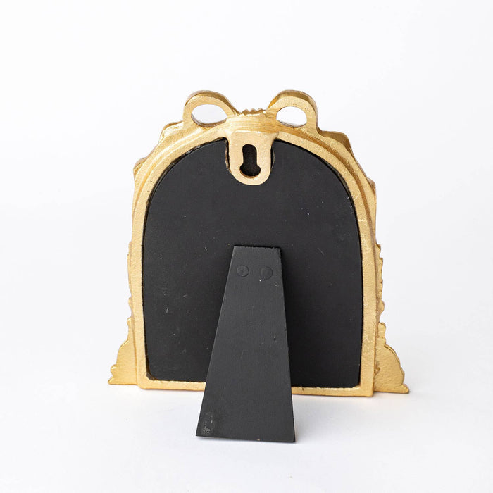 Gold Ribbon Table Mirror