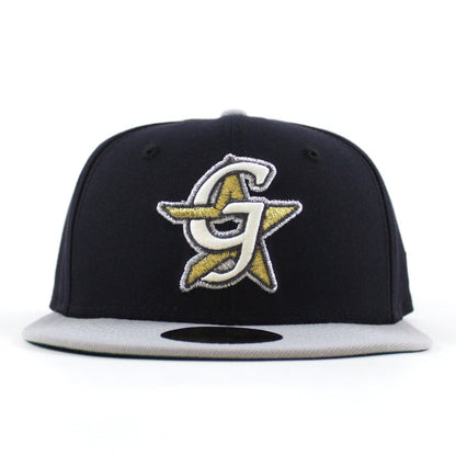 GREENVILLE ASTROS New Era 59Fifty Fitted Hat (Navy Gray Green Under Brim)