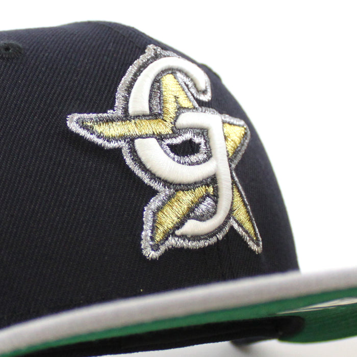 GREENVILLE ASTROS New Era 59Fifty Fitted Hat (Navy Gray Green Under Brim)