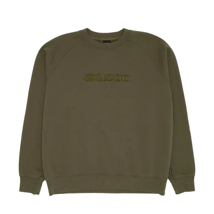 GX1000 - OG Logo Crewneck Sweater (Military Green)