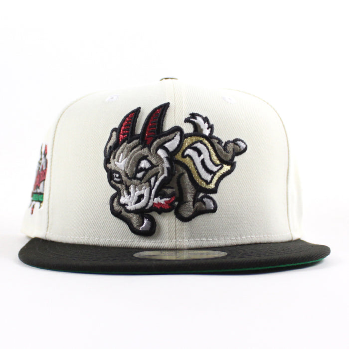 HARTFORD YARD GOATS All Star Bash New Era 59Fifty Fitted Hat (Chrome White Black Green Under Brim)