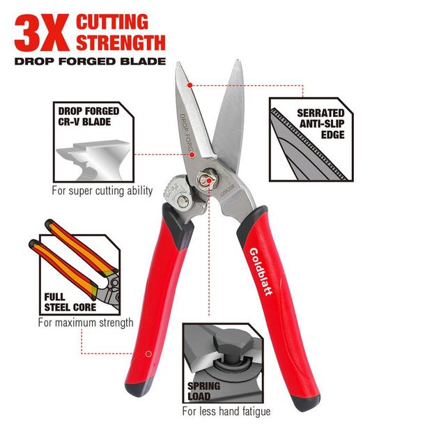 Heavy-Duty Utility Shears 8"-Goldblatt-Atlas Preservation