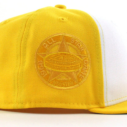 Houston Astros 1968 All Star Game New Era 59Fifty Fitted Hat (Optic White Canary Yellow Green Under Brim)