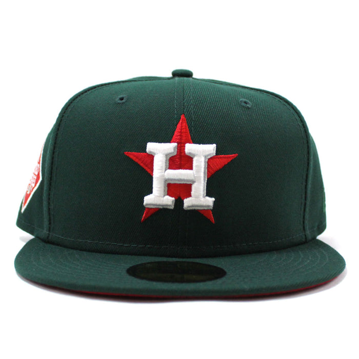 Houston Astros 2017 World Series New Era 59Fifty Fitted Hat (Green Red Under Brim)