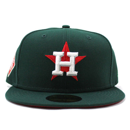 Houston Astros 2017 World Series New Era 59Fifty Fitted Hat (Green Red Under Brim)
