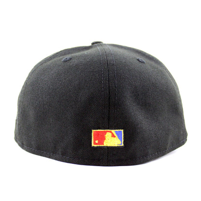 Houston Astros 50TH ANNIVERSARY New Era 59Fifty Fitted Hat (Black Royal Red Under Brim)