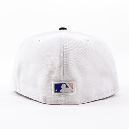 Houston Astros 50TH ANNIVERSARY New Era 59Fifty Fitted Hat (GITD White Black Royal Blue Under Brim)