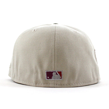 Houston Astros 50Th Anniversary New Era 59Fifty Fitted Hat (Stone Gray Misty Morning Gray Under Brim)