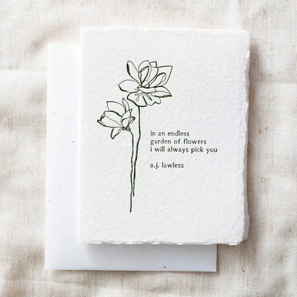 I always pick you- Greeting Card