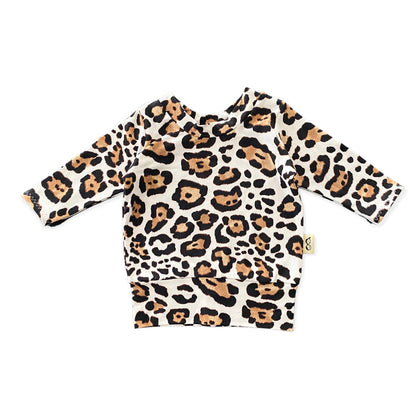 Ivory Leopard Lounge Top