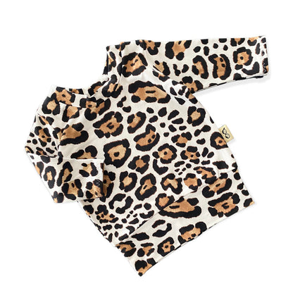 Ivory Leopard Lounge Top