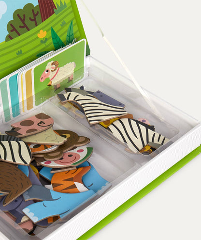 Janod Magnetibook Educational Toy - Animals