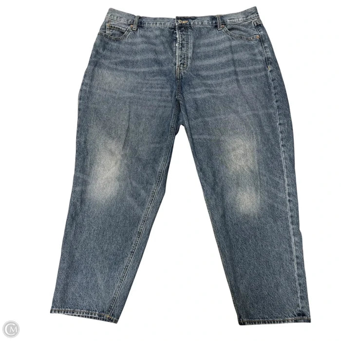 Jeans Straight By Old Navy In Blue Denim, Size: 20