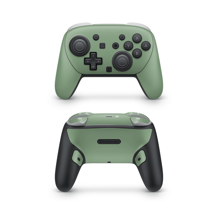 Juniper Green Nintendo Switch Pro Controller Decal Skins