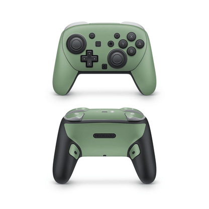 Juniper Green Nintendo Switch Pro Controller Decal Skins
