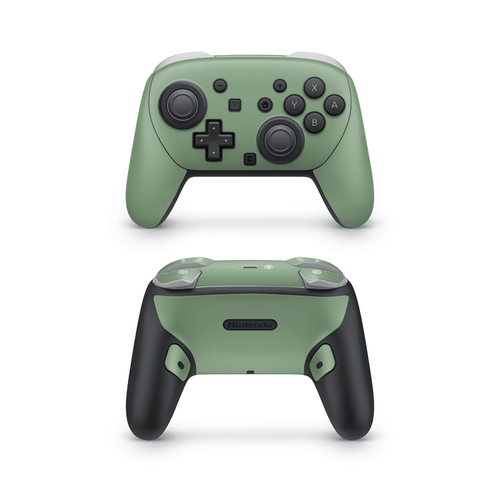 Juniper Green Nintendo Switch Pro Controller Decal Skins