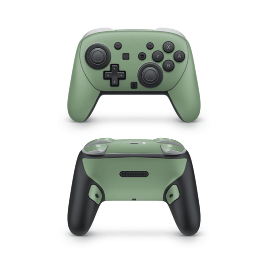Juniper Green Nintendo Switch Pro Controller Decal Skins