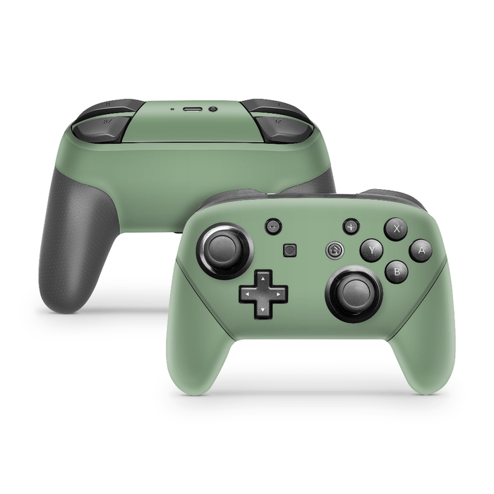 Juniper Green Nintendo Switch Pro Controller Decal Skins