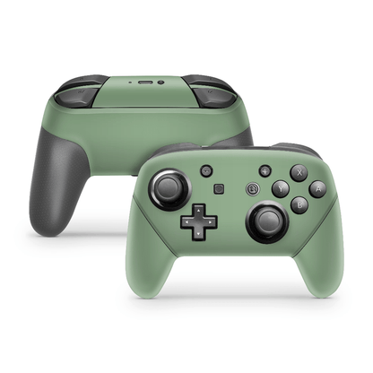 Juniper Green Nintendo Switch Pro Controller Decal Skins