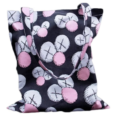 KAWS BFF Tote Bag Black