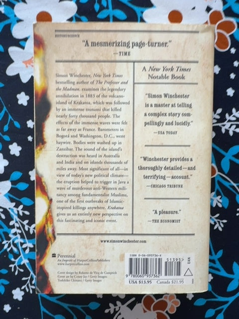 Krakatoa: The Day the World Exploded back cover