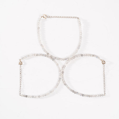 Labradorite - Faceted Beaded Bracelet