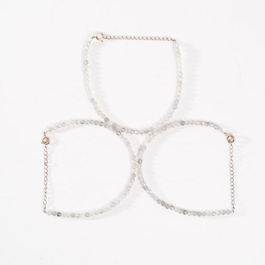 Labradorite - Faceted Beaded Bracelet