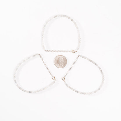 Labradorite - Faceted Beaded Bracelet