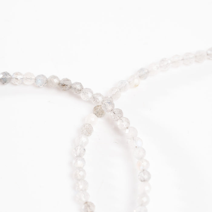 Labradorite - Faceted Beaded Bracelet