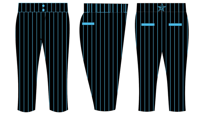 Lady Makos Black Pinstripe Pants