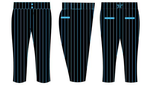 Lady Makos Black Pinstripe Pants